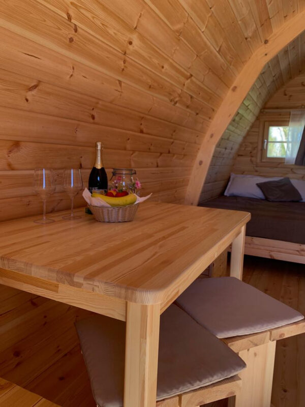 Bungalow Camping POD in legno casetta giardino 6x3 m