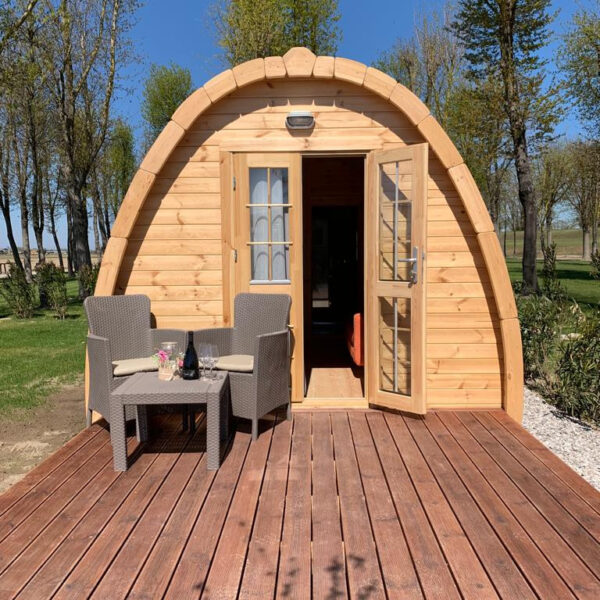 Bungalow Camping POD in legno casetta giardino 6x3 m