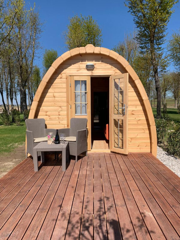 Bungalow Camping POD in legno casetta giardino 6x3 m