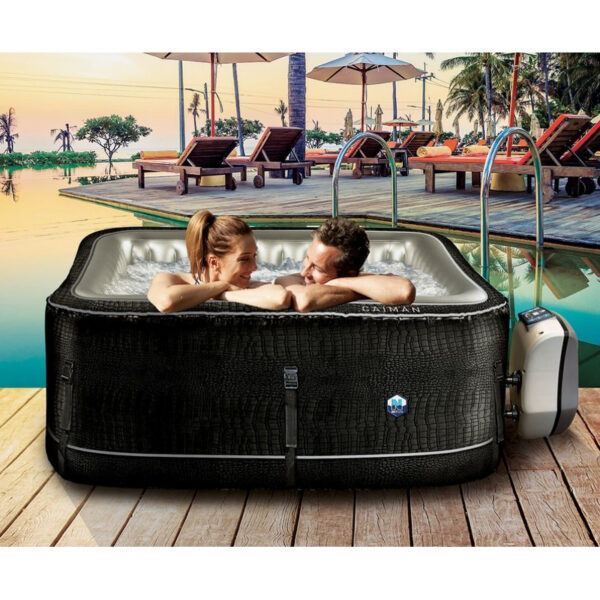 Piscina idromassaggio gonfiabile CAIMAN da esterno 4 posti 168x168 cm modello 2018