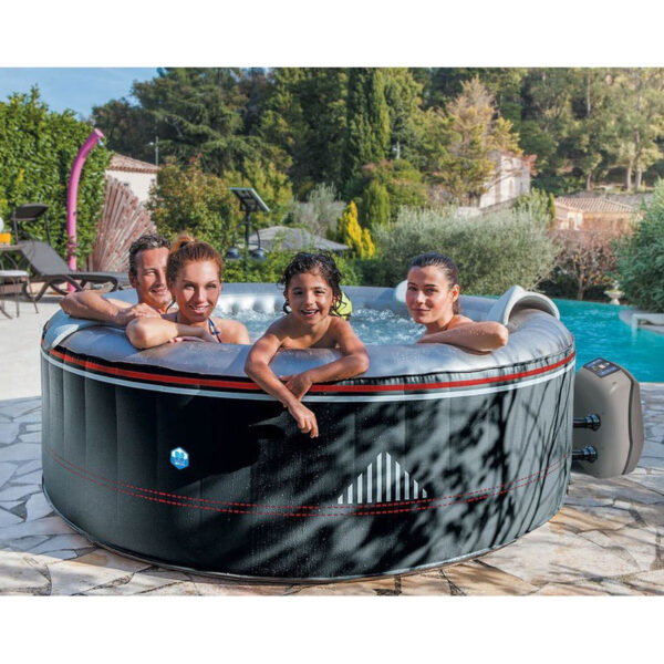Piscina idromassaggio gonfiabile MONTANA da esterno 6 posti, rotonda diametro 204 cm