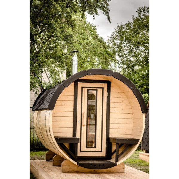 Sauna finlandese a botte personalizzata