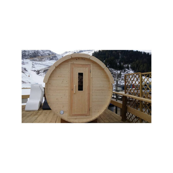 Frontale semplice sauna da esterno