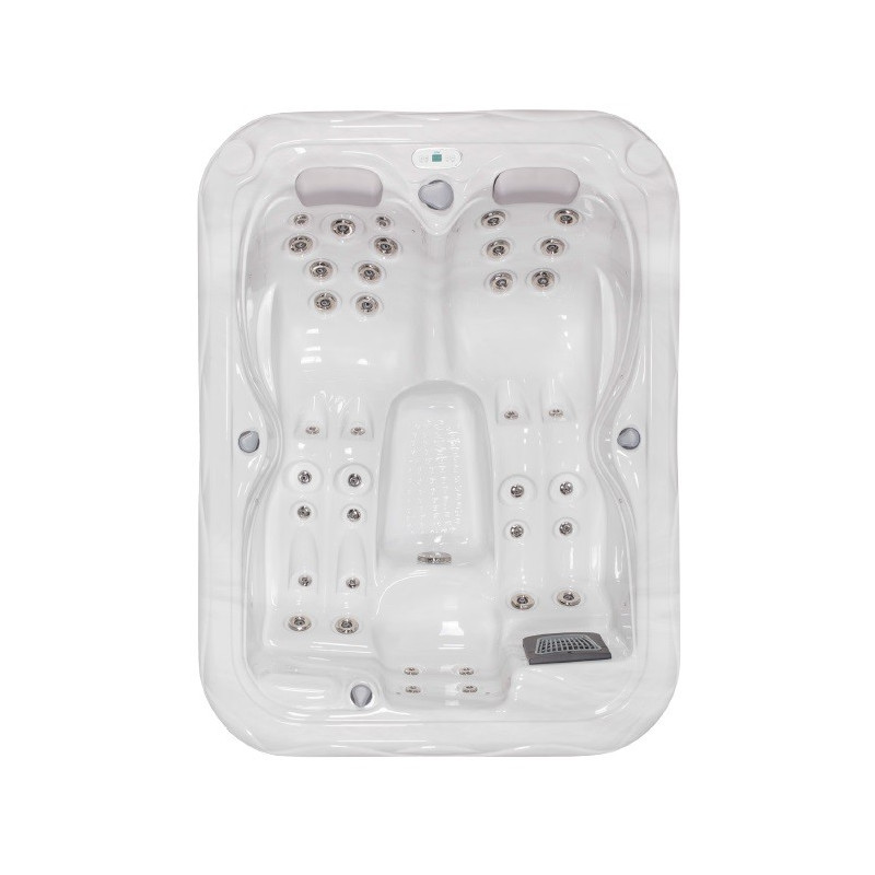 Vasca idromassaggio SPA da esterno 3 posti Marte White