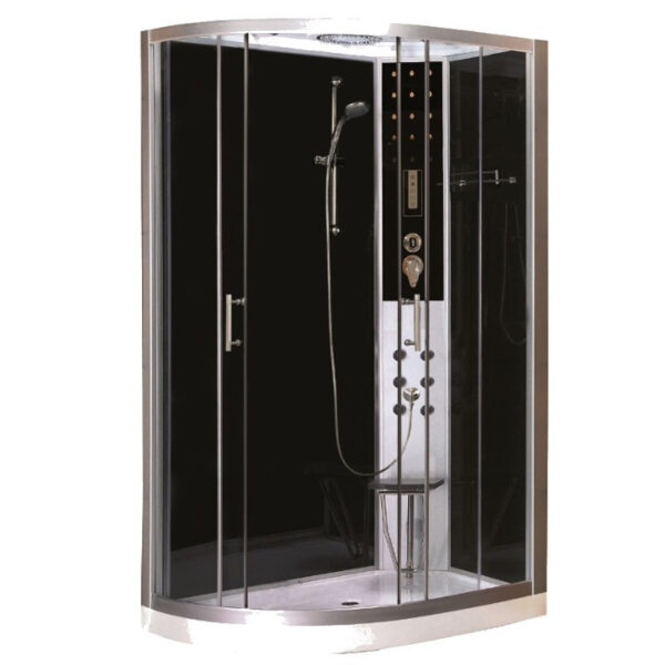 Box doccia idromassaggio 120x80 appoggio destra o sinistra