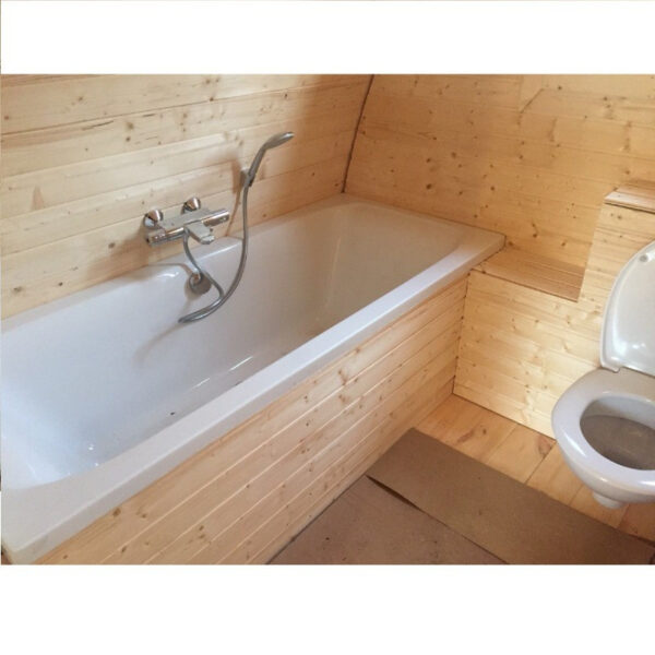 Gazebo in legno casetta bungalow isolato camping Pod 16 mq 5,8x3,2m