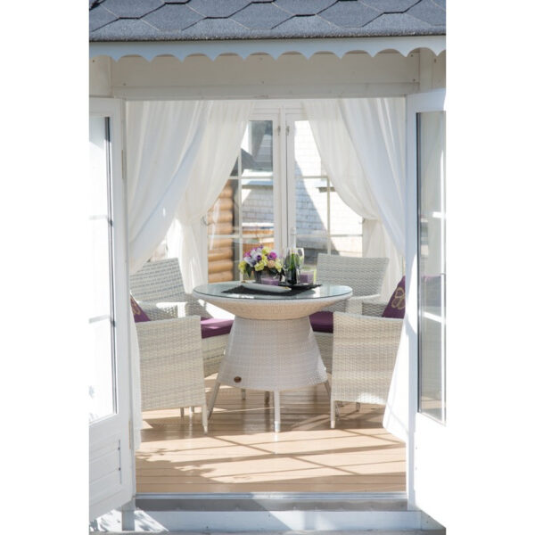 Gazebo in legno da giardino pianta ottagonale 10 mq