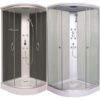Box doccia idromassaggio angolare quickline 90x90cm