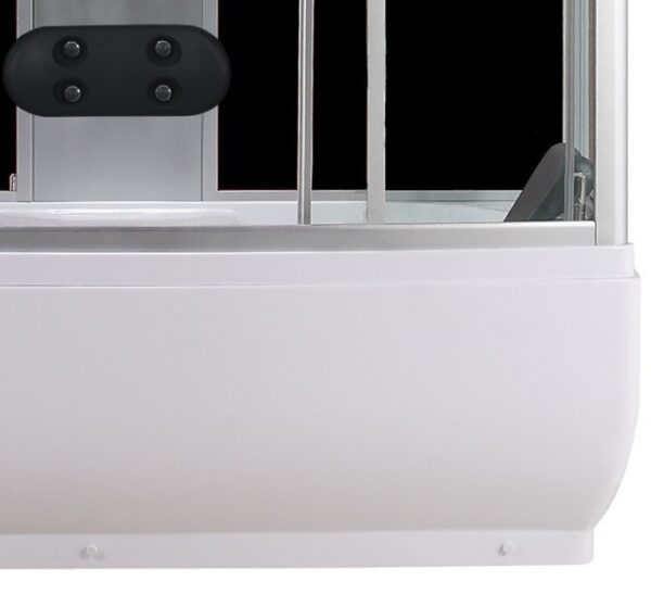Box doccia idromassaggio combinato con vasca 150-170x85