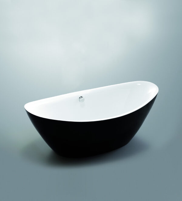 Vasca da bagno freestanding Cassiopea BLACK 180x87 cm