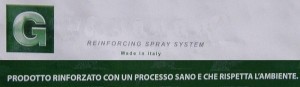 Etichetta rinforzo made in Italy