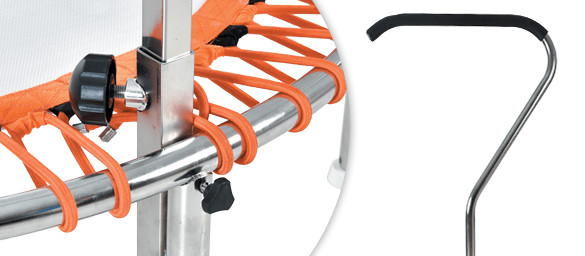 tappeto elastico rotondo e esagonale