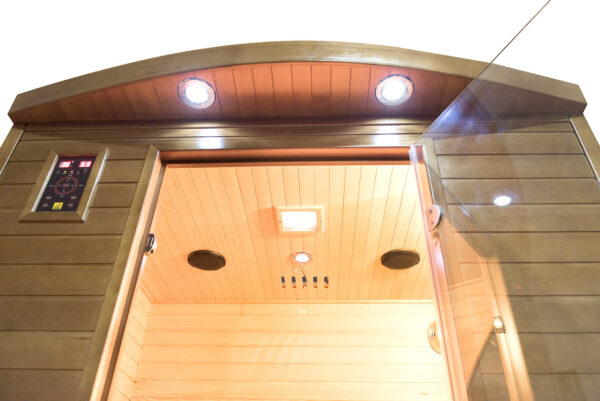 Sauna infrarossi FULL SPECTRUM radiatori al magnesio per 2 persone cromoterapia