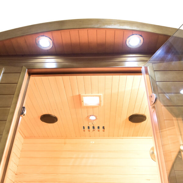 Sauna infrarossi FULL SPECTRUM radiatori al magnesio per 2 persone cromoterapia