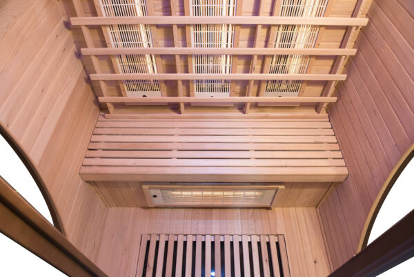 Sauna infrarossi FULL SPECTRUM radiatori al magnesio per 2 persone cromoterapia