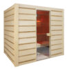 Sauna finlandese in cedro e abachi 175x200 cm 6 persone