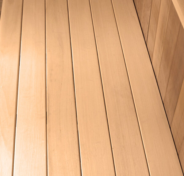 Sauna finlandese in cedro e abachi 175x200 cm 6 persone