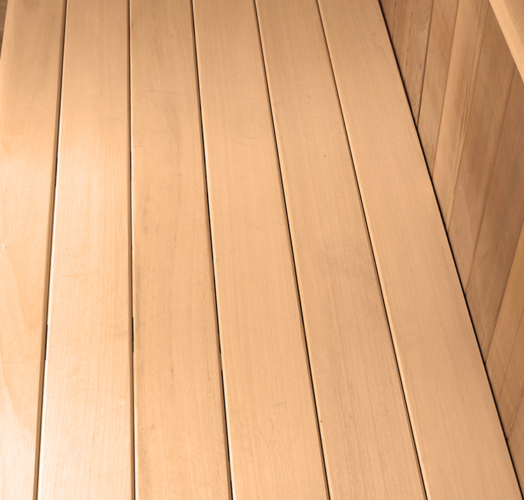Sauna finlandese in cedro e abachi 175x200 cm 6 persone