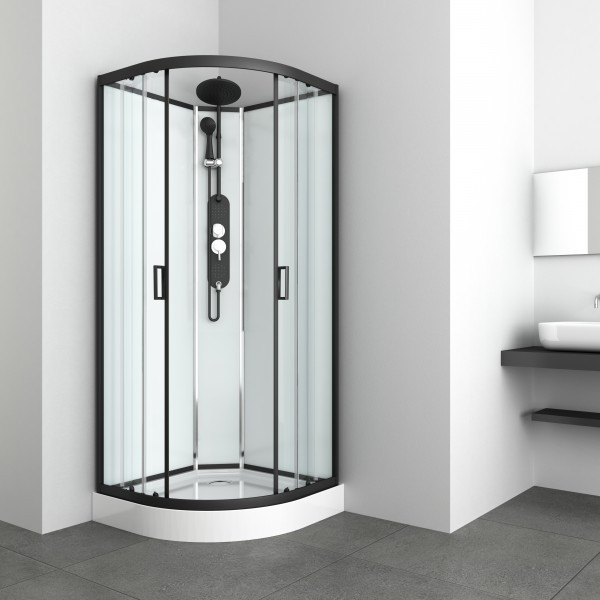 Box doccia idromassaggio circolare 90x90 mod 2020