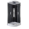 Box doccia idromassaggio semicircolare 90x90 mod 2020