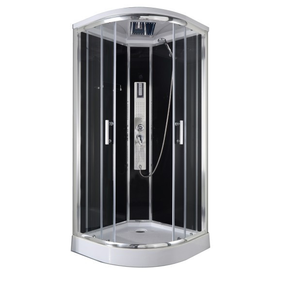 Box doccia idromassaggio semicircolare 90x90 mod 2020