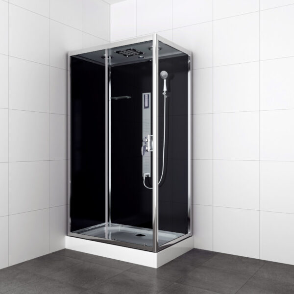 Box doccia idromassaggio rettangolare 120x80 mod 2020