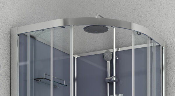 Box doccia idromassaggio circolare 90x90
