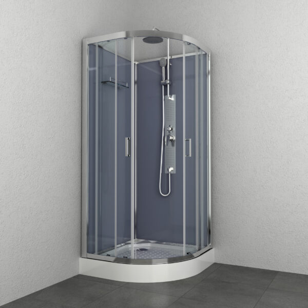 Box doccia idromassaggio circolare 90x90