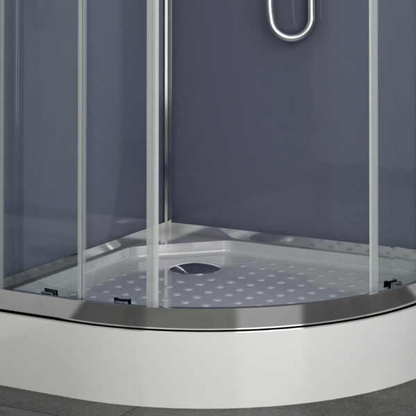 Box doccia idromassaggio circolare 90x90