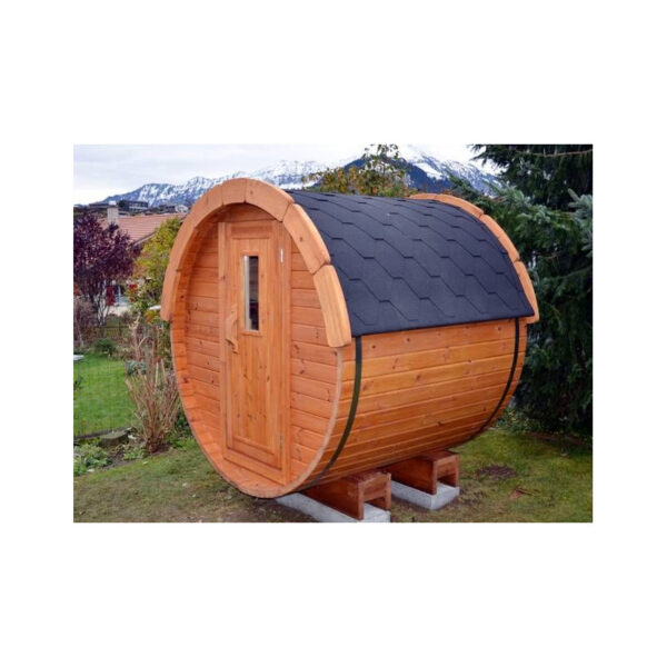 Mini sauna finlandese a botte da esterno Ø 1.9m x 1.7m