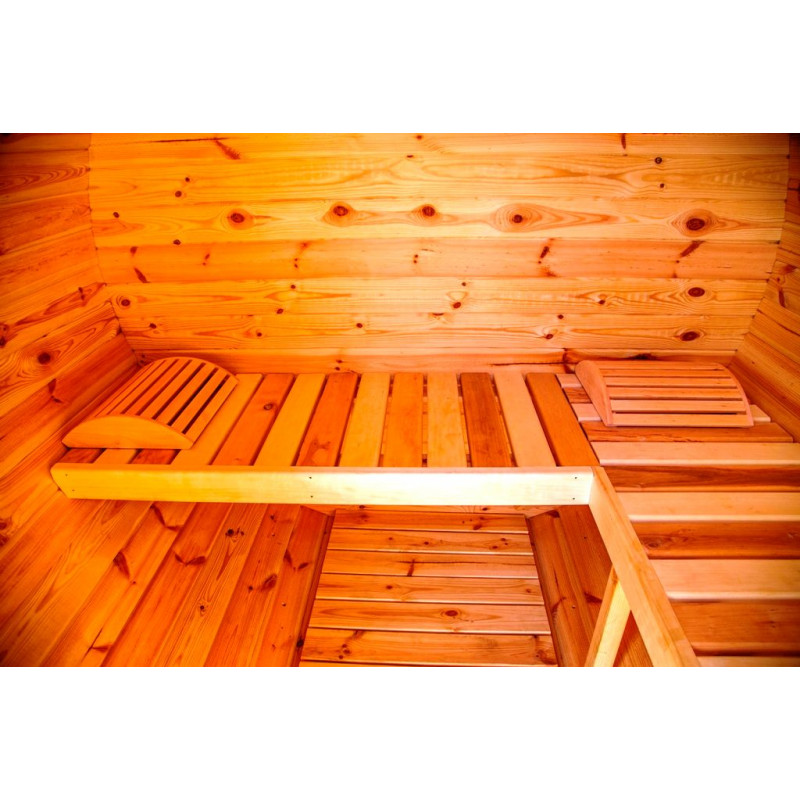 Mini sauna finlandese a botte da esterno Ø 1.9m x 1.7m