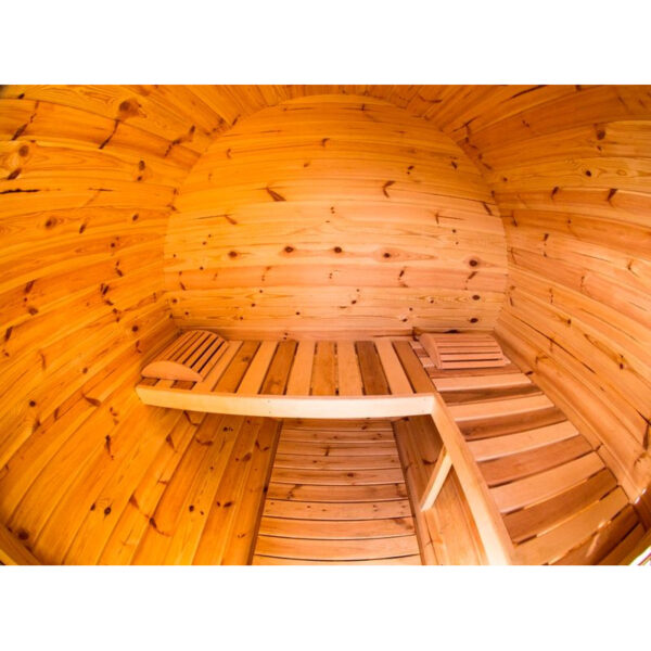 Mini sauna finlandese a botte da esterno Ø 1.9m x 1.7m