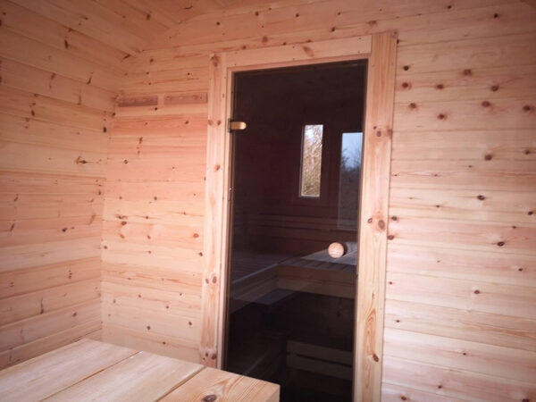 Sauna BUS finlandese da esterno da 3,5 a 5,9 m