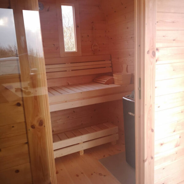 Sauna BUS finlandese da esterno da 3,5 a 5,9 m