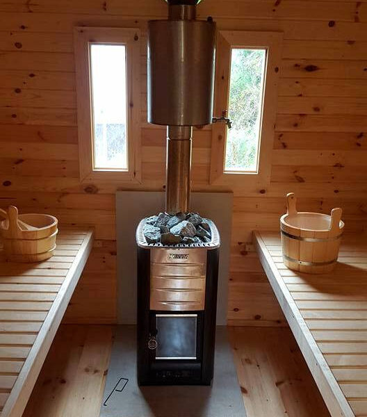 Sauna BUS finlandese da esterno da 3,5 a 5,9 m