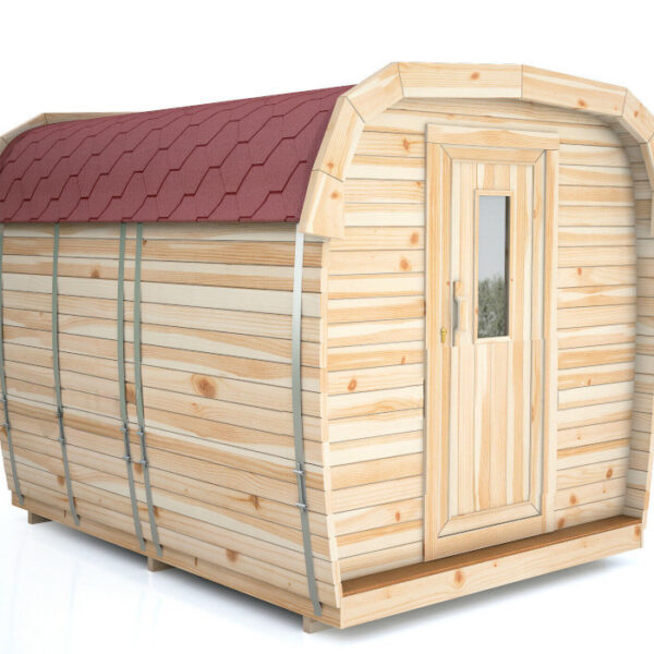 Sauna BUS finlandese da esterno da 3,5 a 5,9 m