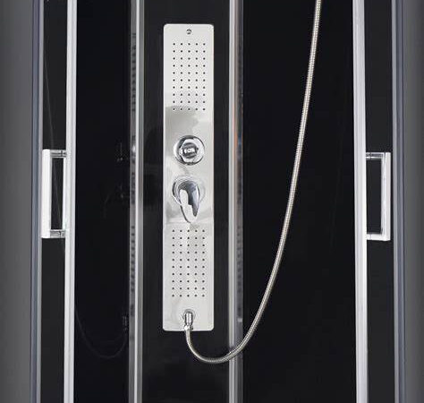 Box doccia idromassaggio semicircolare 90x90 mod 2020