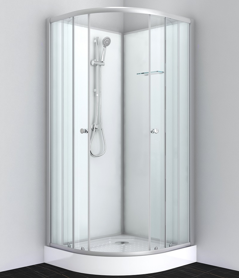 Box doccia rotondo 80x80 o 90x90 bianco