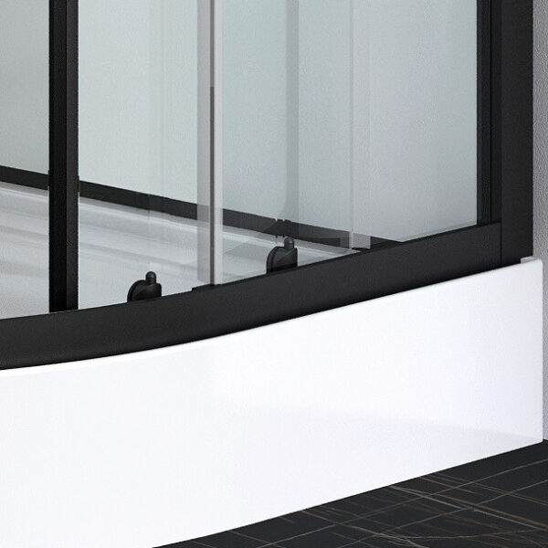 Box doccia idromassaggio semicircolare 90x90