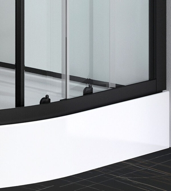 Box doccia idromassaggio semicircolare 90x90