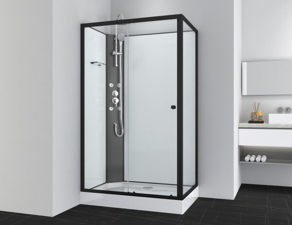 Box doccia idromassaggio rettangolare 120x80