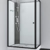 Box doccia idromassaggio rettangolare 120x80