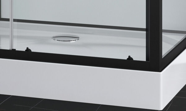 Box doccia idromassaggio rettangolare 120x80