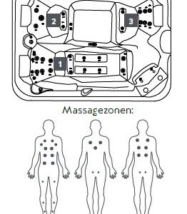 Vasca Idromassaggio da esterno minipiscina SPA 210x160 cm