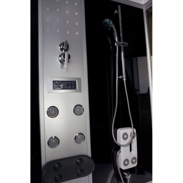 Box doccia idromassaggio angolare con vasca 120x120