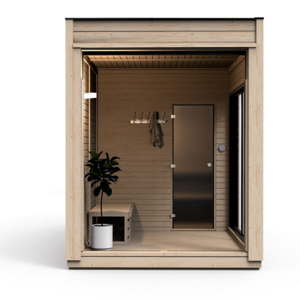 Sauna finlandese da esterno modulare personalizzabile