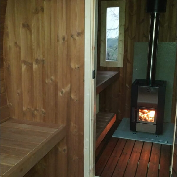 Sauna finlandese da esterno mod. LEONARDO
