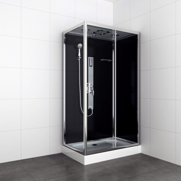 Box doccia idromassaggio rettangolare 120x80