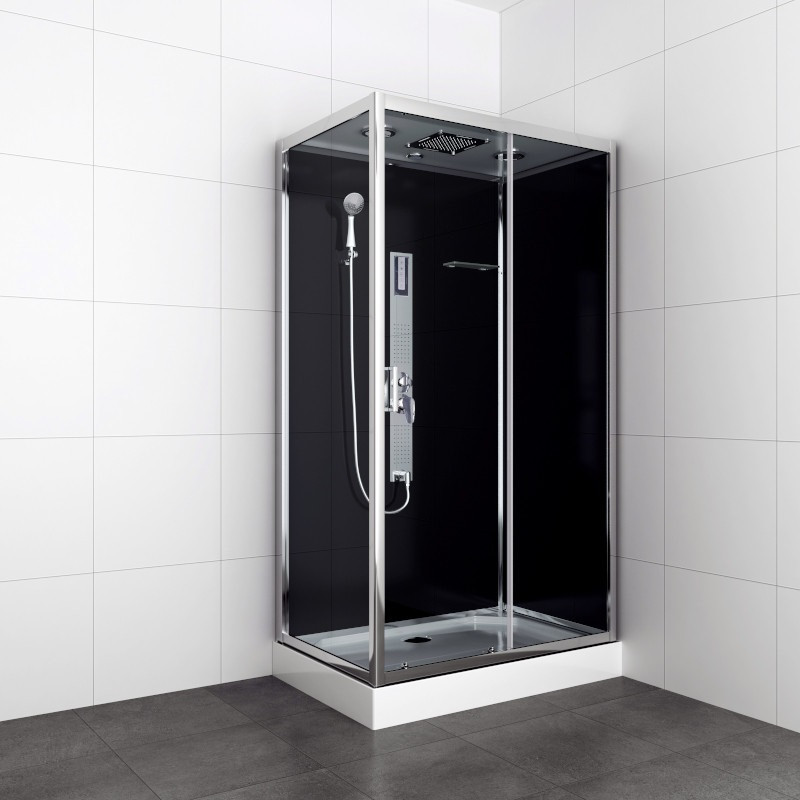 Box doccia idromassaggio rettangolare 120x80