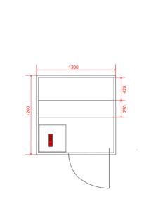 piantina sauna SB50120